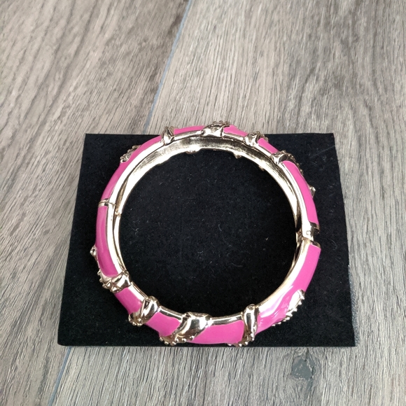 Sequin NYC Nordstrom Pink & Gold Snake Bracelet - Picture 3 of 6